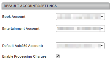 default account settings
